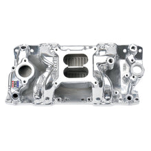 Load image into Gallery viewer, Polished-SB-Chevy-Rpm-Air-Gap-Manifold