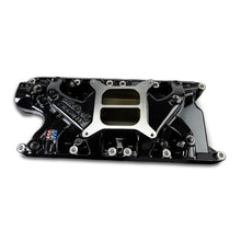 Load image into Gallery viewer, Performer-Intake-Manifold-For-Small-Block-Ford,-Black-Plasma-Finish