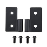 Smittybilt 7607 Lower Door Hinge Brackets - Black