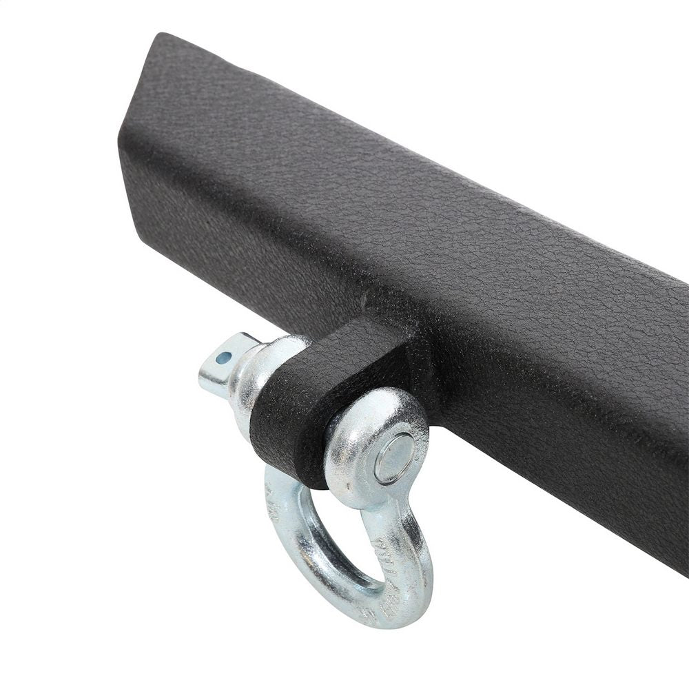 7606-Wrangler-CjYjTjLj-Src-Classic-Rock-Crawler-Rear-Bumper-W2In-Receiver--Drings;-Black-Text