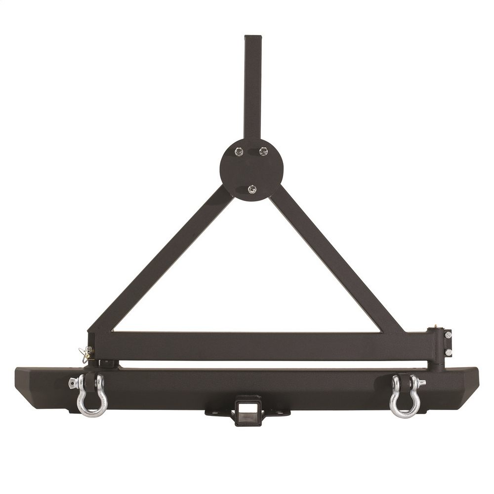 7606-Wrangler-(CjYjTjLj)-Src-Classic-Rear-Bumper-W-Drings-Hitch--Tire-Carrier-Black-Texture