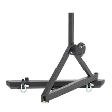 Load image into Gallery viewer, 7606-Wrangler-(CjYjTjLj)-Src-Classic-Rear-Bumper-W-Drings-Hitch--Tire-Carrier-Black-Texture