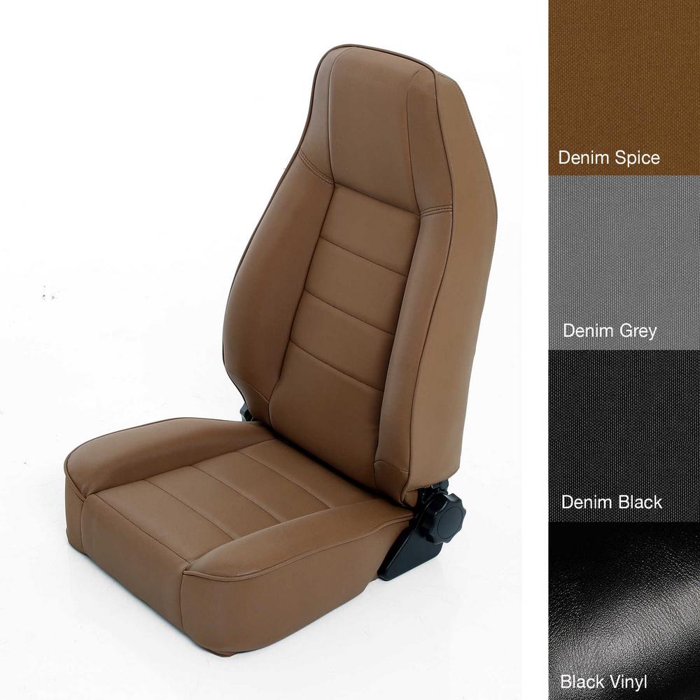 7618-Cj--Wrangler-CjYjTjLj-Seat-Front-Factory-Style-Replacement-W-Recliner-Denim-Spice
