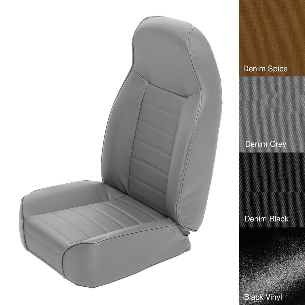 7618-Cj--Wrangler-CjYjTjLj-Seat-Front-Standard-Bucket-Denim-Gray