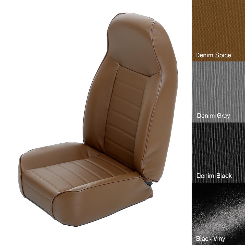 7618-Cj--Wrangler-CjYjTjLj-Seat-Front-Standard-Bucket-Denim-Spice