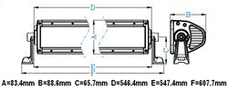 BrightSource 76220 LED Light Bar - Truck Part Superstore