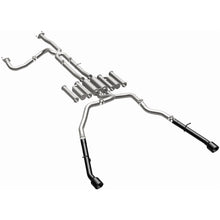 Load image into Gallery viewer, MagnaFlow Exhaust Products 19552 xMOD Series Black Coated Tips Cat-Back System for Select Ram