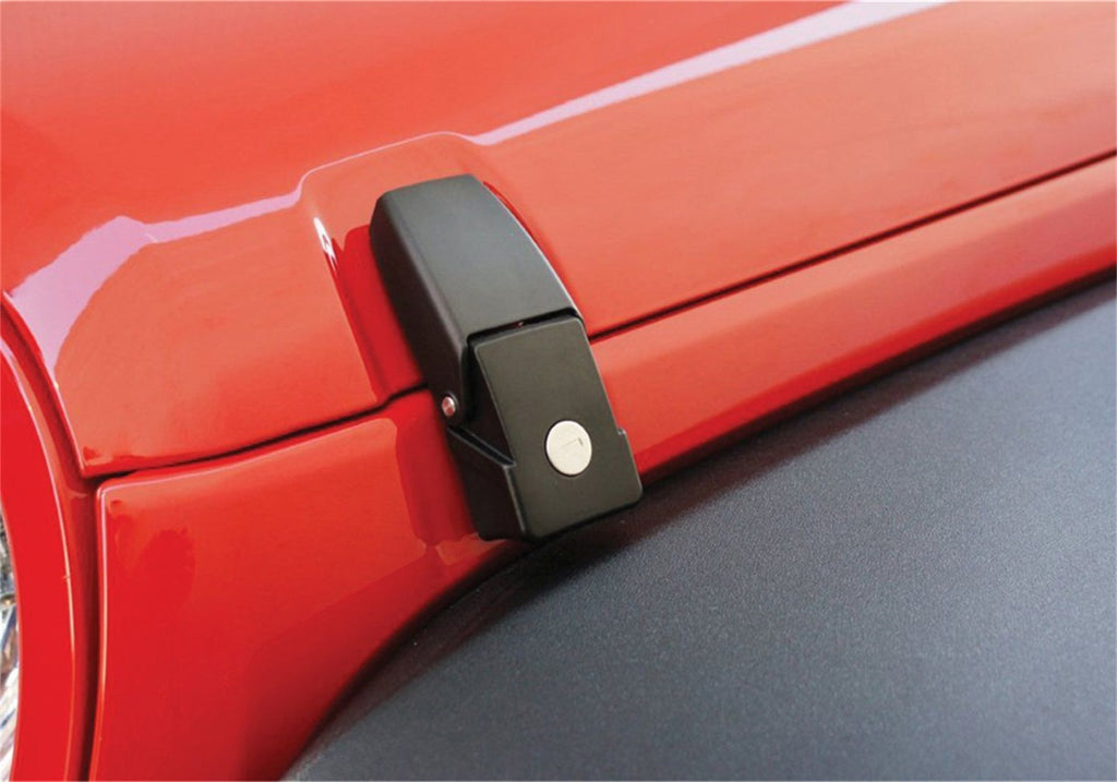 Rampage 76336 Hood Catch Kit for Select Jeep Wrangler, Jeep Wrangler JK