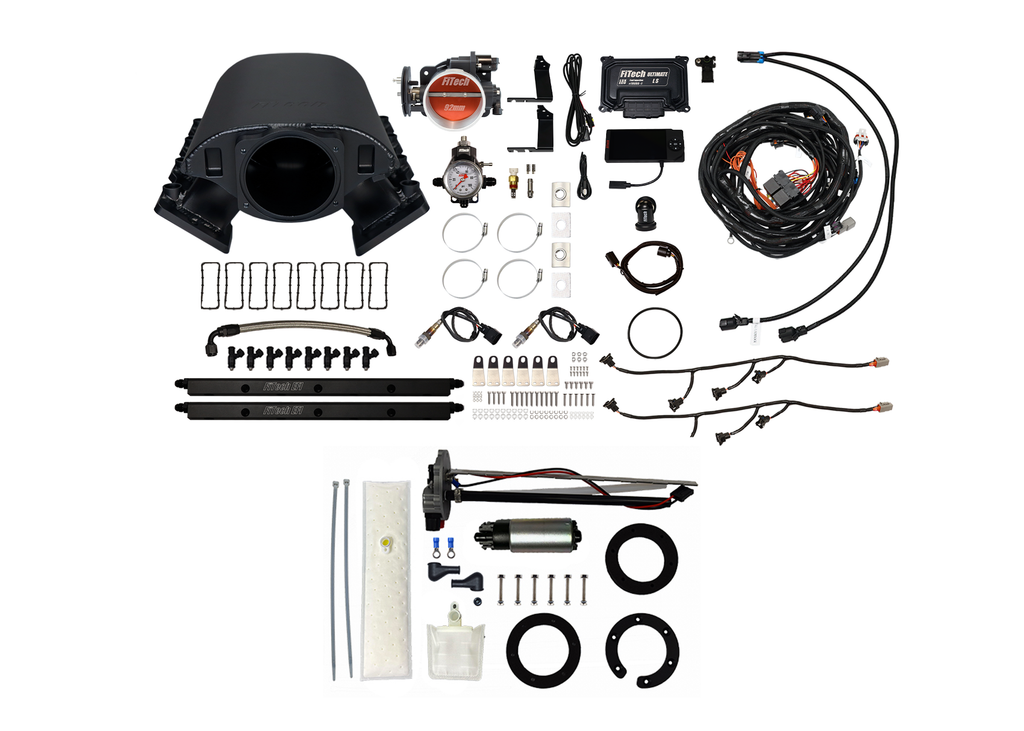 FiTech Fuel Injection 76488 Ultimate Rebel LS 500 HP EFI System Master Kit