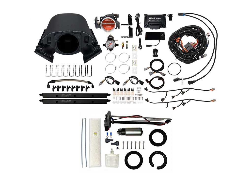 FiTech Fuel Injection 76489 Ultimate Rebel LS 500 HP EFI System Master Kit