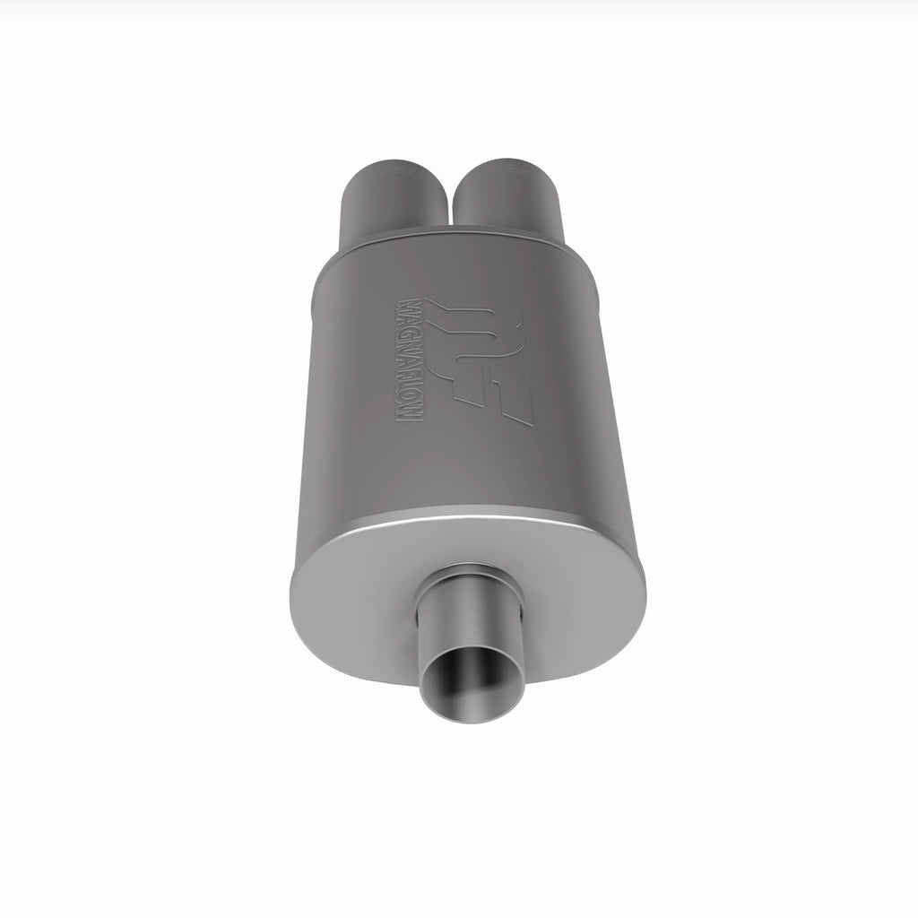 MagnaFlow Exhaust Products 14816 Straight-Through Performance Muffler; 2.25/3.5in. Center/Dual; 5x14x8 Body