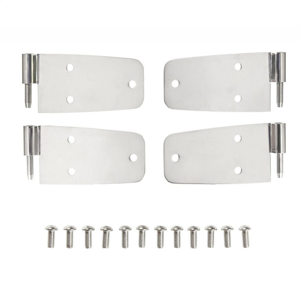 7693-Cj--Wrangler-(Yj)-Door-Hinges-Stainless-Steel-Set-Of-4-For-Full-Steel-Doors
