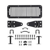 Smittybilt 7699 Complete Hood Kit - Black