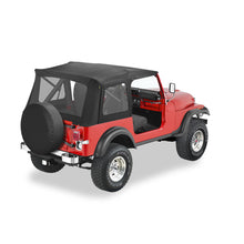 Load image into Gallery viewer, 7695-Jeep-Cj7Wrangler-Supertop-Classic-Replacement-Soft-Top-Incl-Clear-Windowsblack-Denim
