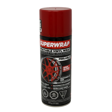 Super Wrap SWGS09-CA Sprayable Vinyl Wrap, Gloss Maranello Red - 313g