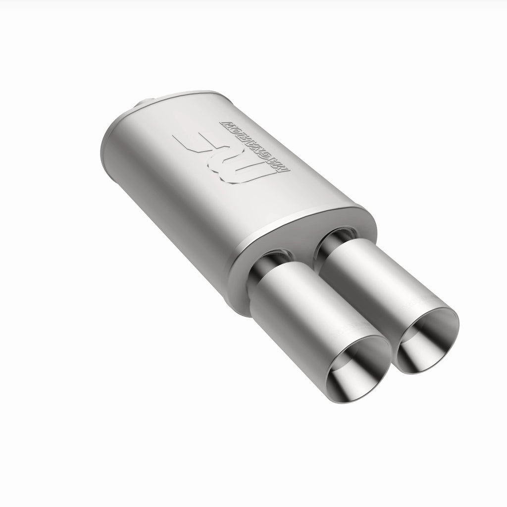 MagnaFlow Exhaust Products 14816 Straight-Through Performance Muffler; 2.25/3.5in. Center/Dual; 5x14x8 Body