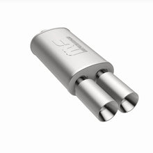 Load image into Gallery viewer, MagnaFlow Exhaust Products 14816 Straight-Through Performance Muffler; 2.25/3.5in. Center/Dual; 5x14x8 Body