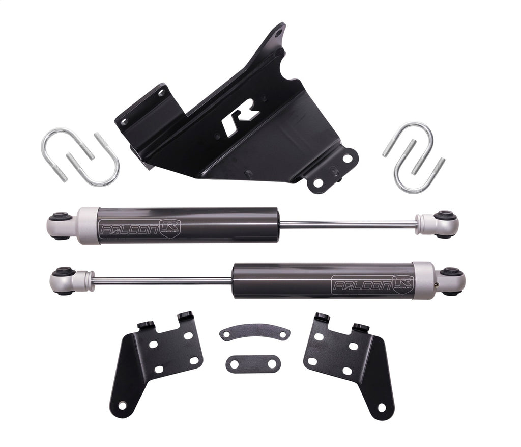 ReadyLift 77-13220 Dual Steering Stabilizer for Select Ram 2500, Ram