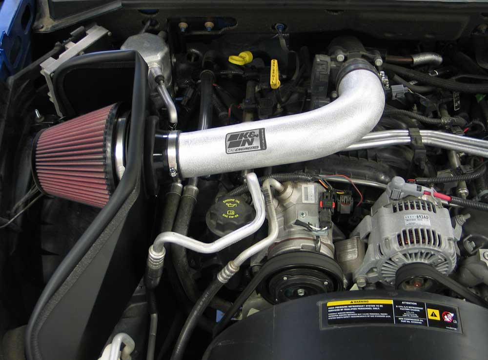 K&N 77-1558KP Performance Air Intake System for Select Dodge Dakota, Mitsubishi Raider
