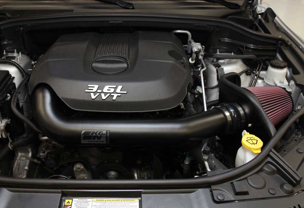 K&N 77-1560KTK Performance Air Intake System for Select Dodge Durango, Jeep Grand Cherokee