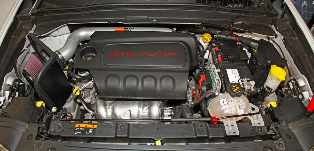 K&N 77-1565KS Performance Air Intake System for Select Jeep Compass, Jeep Renegade