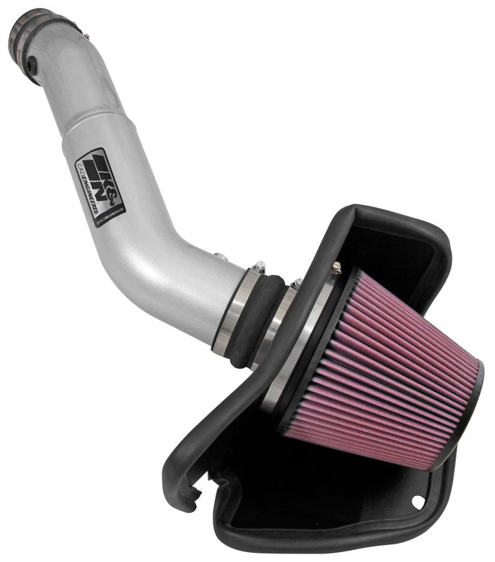 K&N 77-1572KS Performance Air Intake System for Select Dodge Durango, Jeep Grand Cherokee, Jeep Grand Cherokee WK