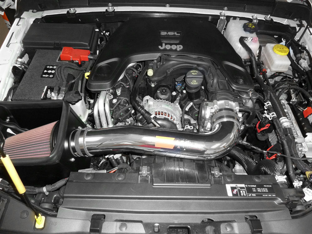 K&N 77-1576KP Performance Air Intake System for Select Jeep Gladiator, Jeep Wrangler