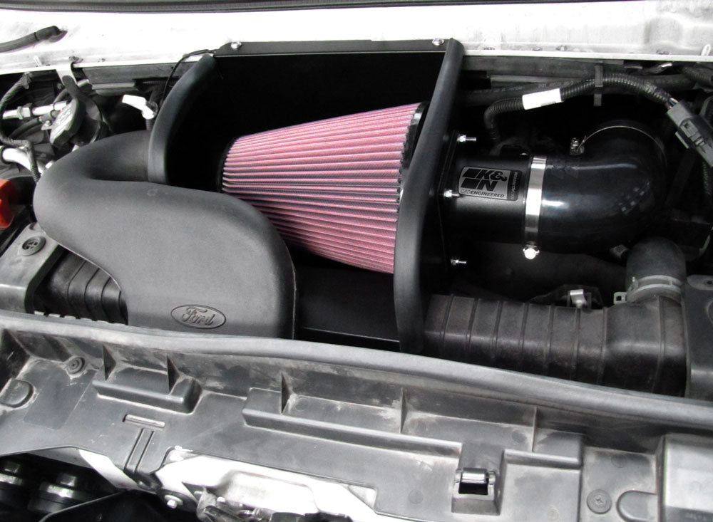K&N 77-2570KTK Performance Air Intake System for Select Ford E-150, Ford E-150 Club Wagon, Ford E-150 Econoline, Ford E-150 Econoline Club Wagon, Ford E-250, Ford E-250 Econoline, Ford E-350 Club Wagon, Ford E-350 Econoline, Ford E-350 Econoline Club