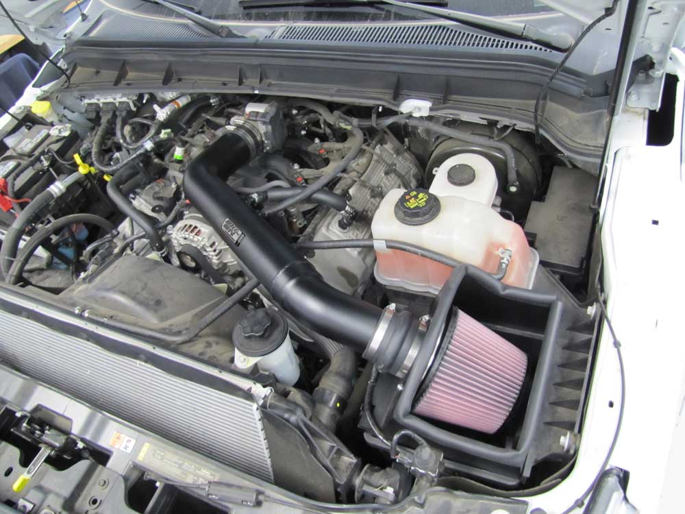 K&N 77-2582KTK Performance Air Intake System for Select Ford F-250 Super Duty, Ford F-350, Ford F-350 Super Duty