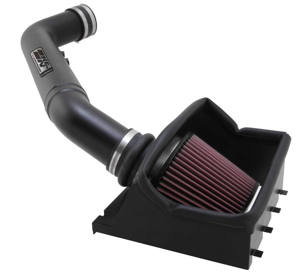 K&N 77-2582KTK Performance Air Intake System for Select Ford F-250 Super Duty, Ford F-350, Ford F-350 Super Duty