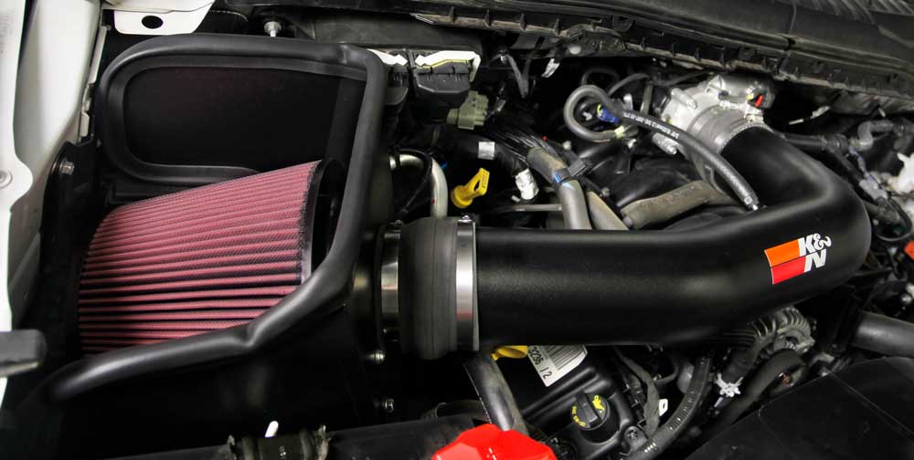 K&N 77-2588KTK Performance Air Intake System for Select Ford F-250 Super Duty, Ford F-350 Super Duty
