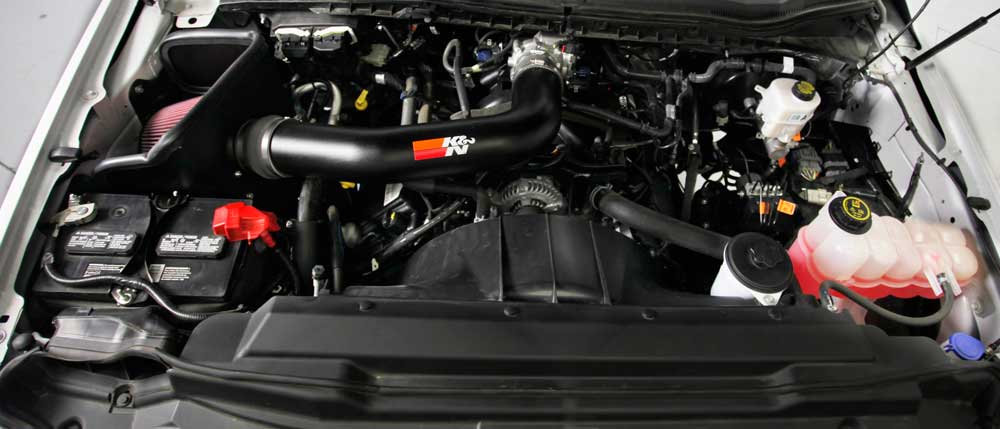K&N 77-2588KTK Performance Air Intake System for Select Ford F-250 Super Duty, Ford F-350 Super Duty