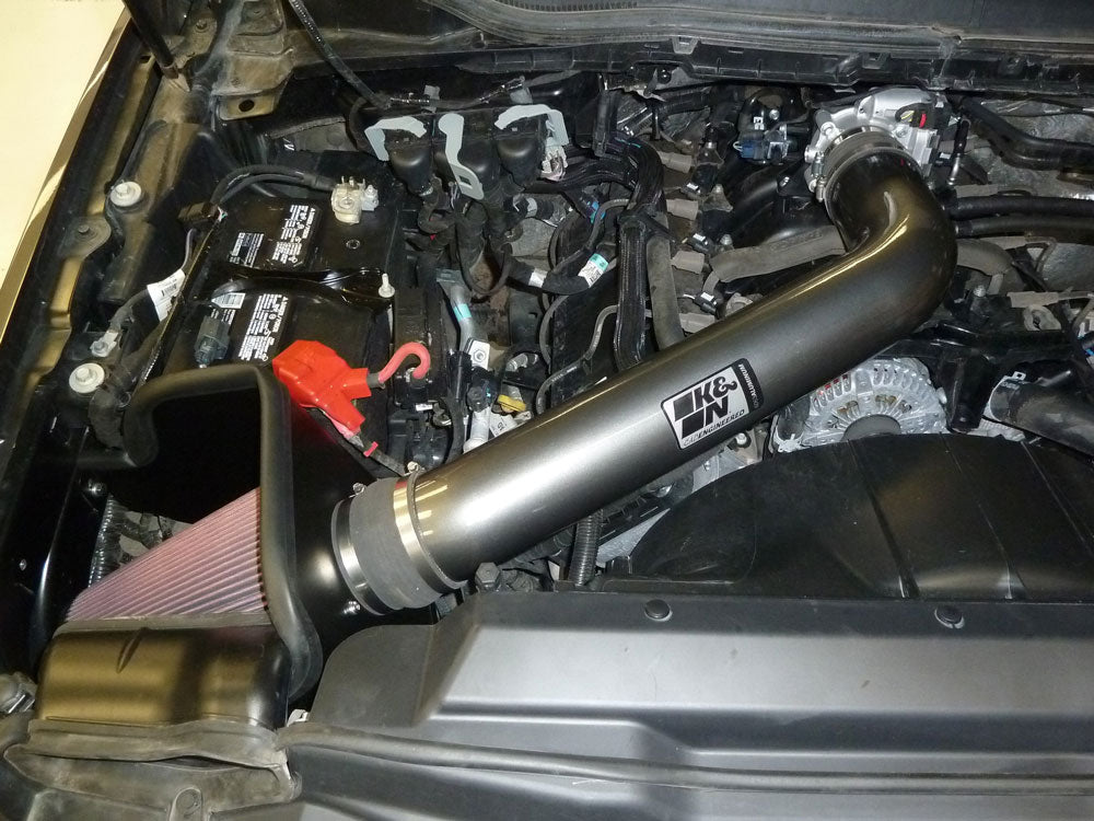 K&N 77-2593KC Performance Air Intake System for Select Ford F-250 Super Duty, Ford F-350 Super Duty
