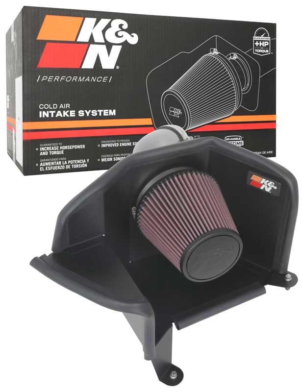 K&N 77-2615KC Performance Air Intake System for Select Ford Bronco Sport