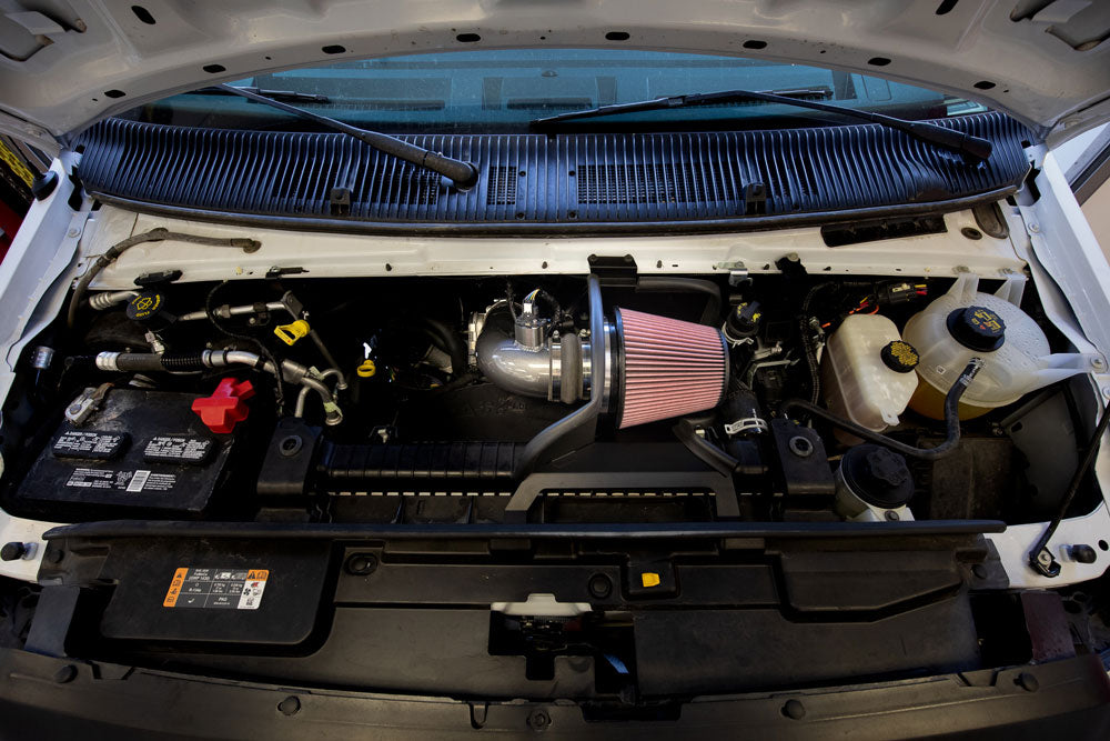 K&N 77-2618KC Performance Air Intake System for Select Ford E-350 Super Duty, Ford E-450 Super Duty
