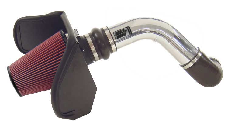 K&N 77-3031KP Performance Air Intake System for Select Chevrolet Silverado HD, Chevrolet Silverado HD Classic, Chevrolet Silverado 3500, Chevrolet Silverado Classic, GMC Sierra HD, GMC Sierra HD Classic, GMC Sierra 3500, GMC Sierra Classic