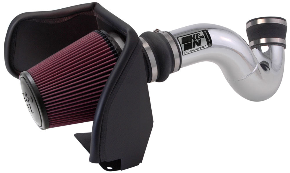 K&N 77-3050KP Performance Air Intake System for Select Cadillac Escalade, Cadillac Escalade ESV, Cadillac Escalade EXT, Chevrolet Avalanche 1500, Chevrolet Silverado 1500, Chevrolet Silverado Classic, Chevrolet Sonora, Chevrolet Suburban 1500, Chevrolet