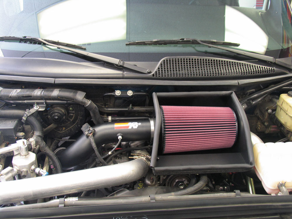 K&N 77-3063KTK Performance Air Intake System for Select Chevrolet C4500 Kodiak, Chevrolet C5500 Kodiak, GMC C4500 Topkick, GMC C5500 Topkick