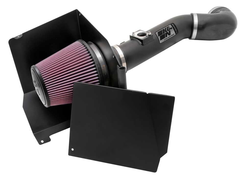 K&N 77-3076KTK Performance Air Intake System for Select Chevrolet Silverado HD, Chevrolet Silverado HD, GMC Sierra HD, GMC Sierra HD