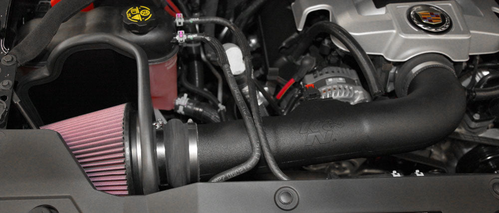 K&N 77-3082KP Performance Air Intake System for Select Cadillac Escalade, Cadillac Escalade ESV, Chevrolet Silverado 1500, Chevrolet Silverado LD, Chevrolet Suburban, Chevrolet Tahoe, GMC Sierra, GMC Sierra 1500, GMC Sierra Limited, GMC Yukon, GMC Yukon