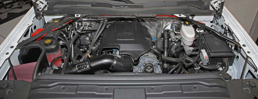 K&N 77-3090KTK Performance Air Intake System for Select Chevrolet Silverado HD, Chevrolet Silverado HD, GMC Sierra HD, GMC Sierra HD