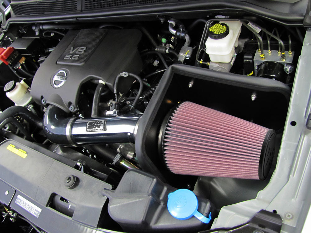 K&N 77-6012KP Performance Air Intake System for Select INFINITI QX56, Nissan Armada, Nissan Pathfinder Armada, Nissan TITAN