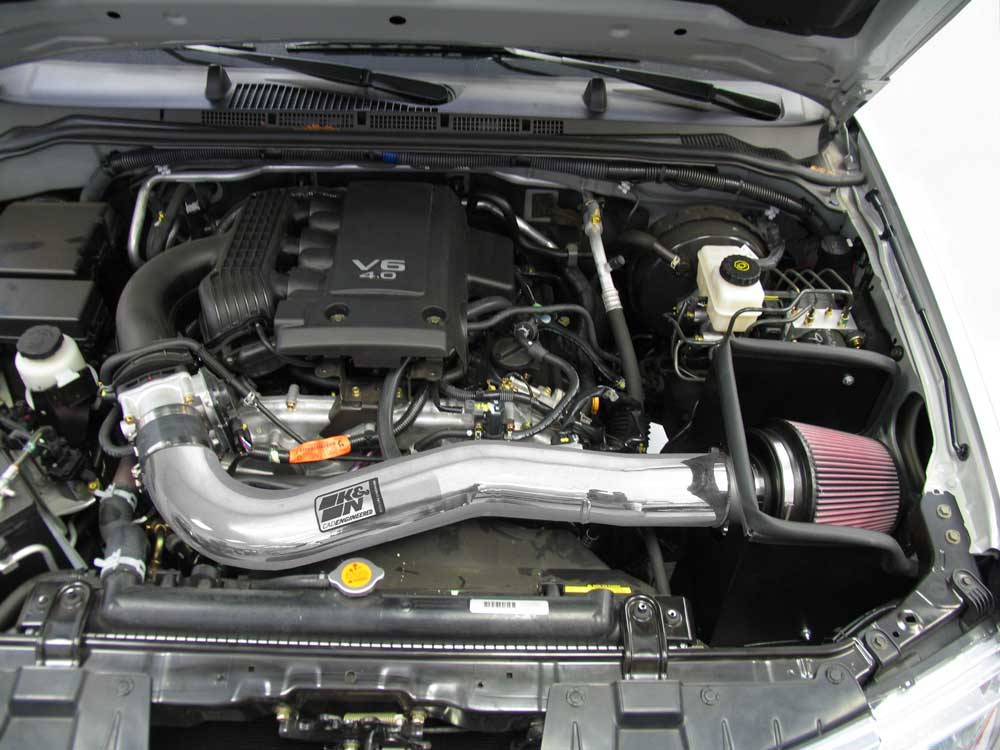 K&N 77-6014-1KP Performance Air Intake System for Select Nissan Frontier, Nissan Pathfinder, Nissan Xterra