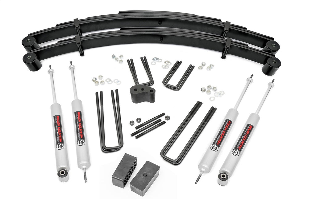 Rough Country 415.20 Suspension Lift Kit w/Shocks for Select Ford F-250