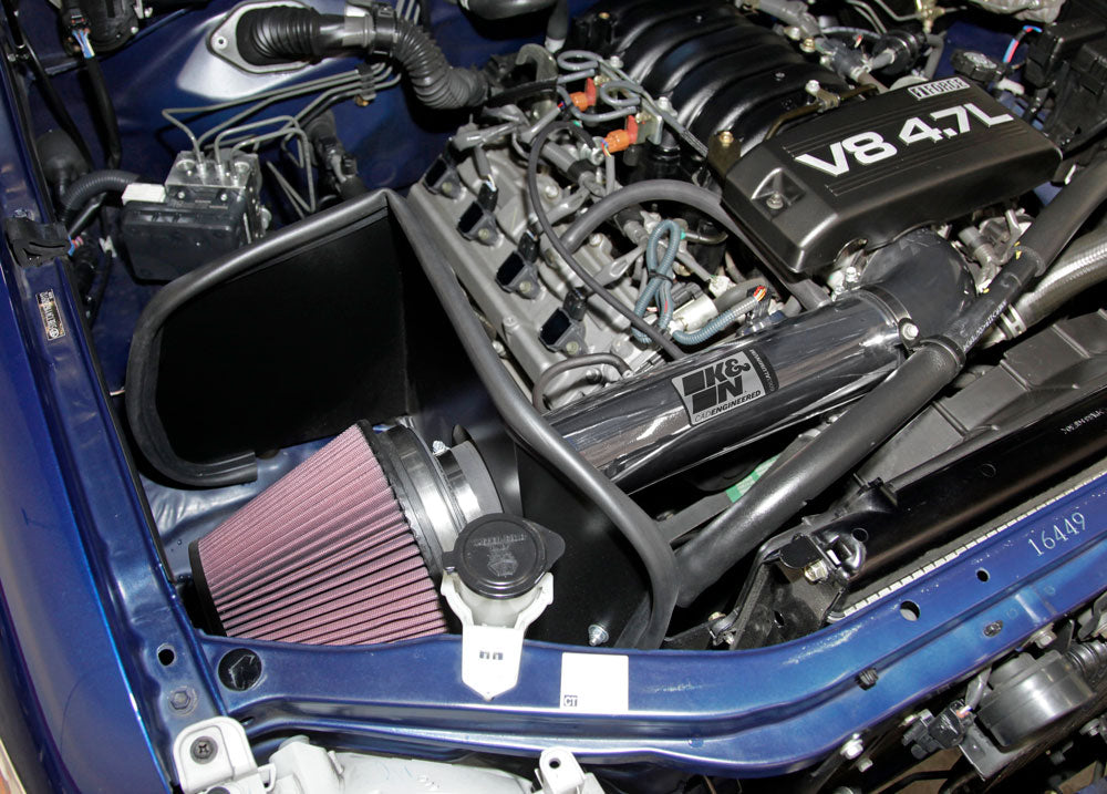 K&N 77-9027KP Performance Air Intake System for Select Toyota Sequoia, Toyota Tundra