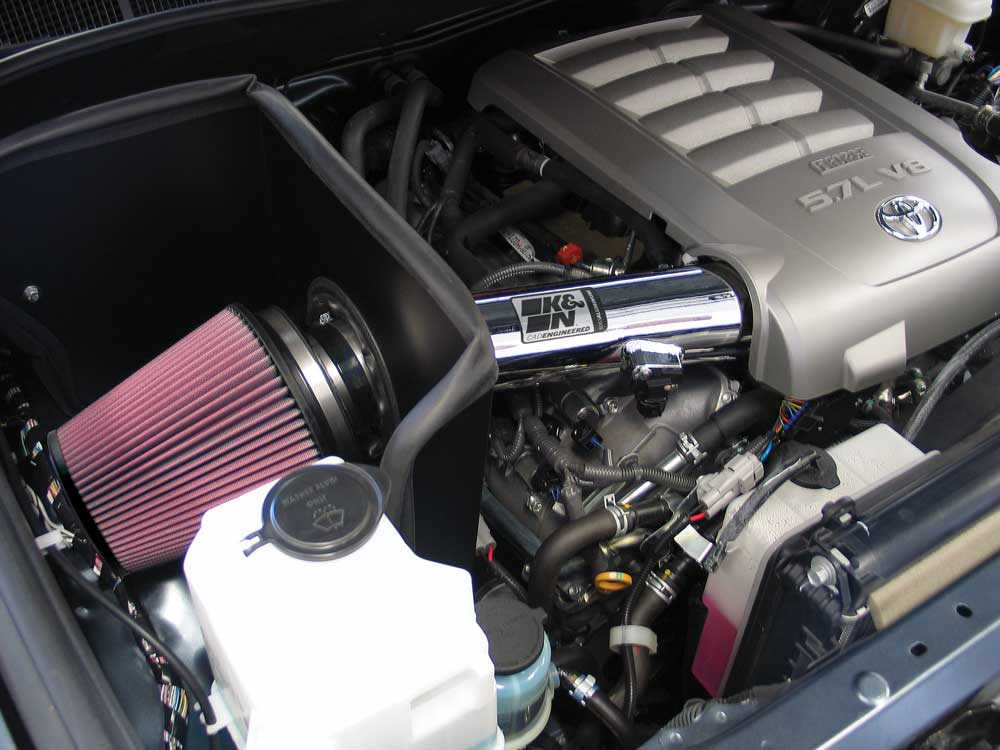 K&N 77-9031-1KP Performance Air Intake System for Select Toyota Sequoia, Toyota Tundra