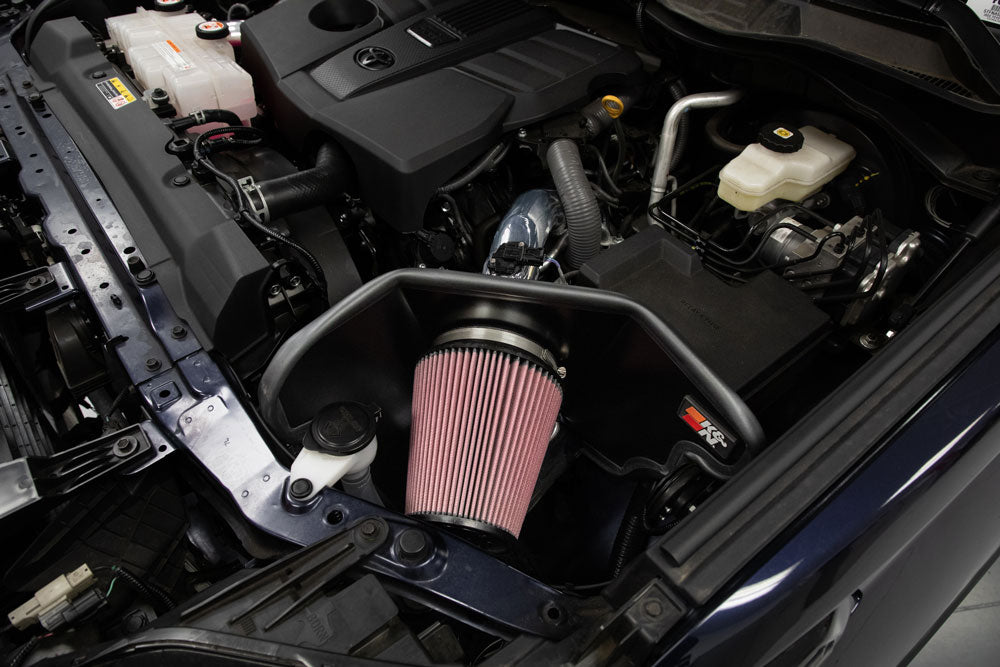 K&N 77-9042KP Performance Air Intake System for Select Toyota Sequoia, Toyota Tundra