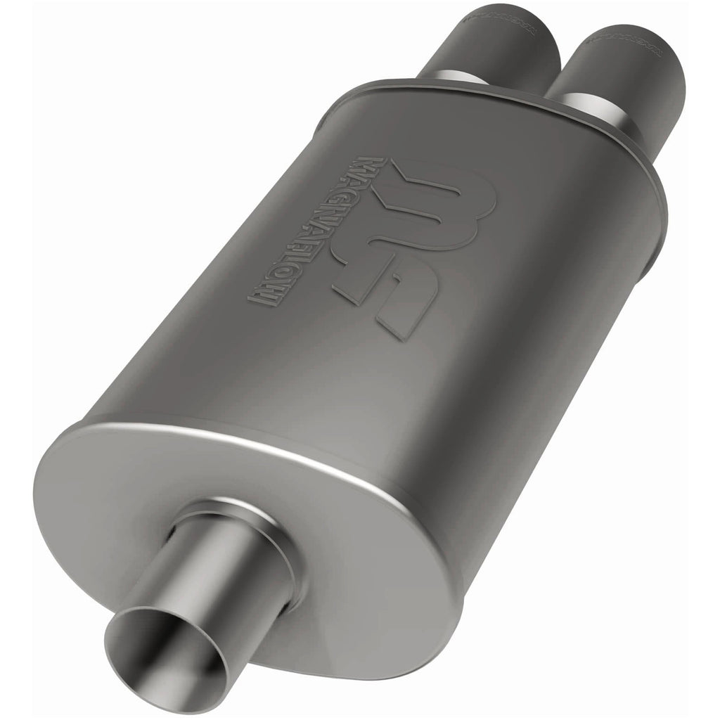 MagnaFlow Exhaust Products 14862 Straight-Through Performance Muffler; 2.25/3in. Center/Dual; 5x14x8 Body