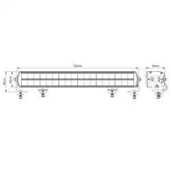 BrightSource 772202 E Mark Light Bar - Truck Part Superstore