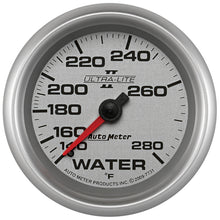 Load image into Gallery viewer, AutoMeter 7731 GAUGE, WATER TEMP, 2 5/8", 140-280?F, MECHANICAL, ULTRA-LITE II
